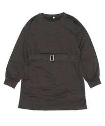 fiere | ルーズスウェットベルト付きワンピ(ワンピース)