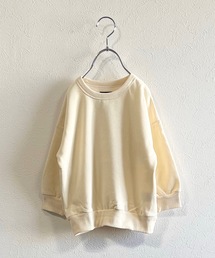 ウラキモウムジトレーナー/裏起毛（80～150cm）