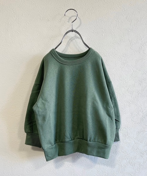 Life Support Products(ライフサポートプロダクツ)の「ウラキモウムジトレーナー/裏起毛(80~150cm)(スウェット・キッズ・キャメル/ブラウン/グリーン/ミント/ブルー/オフホワイト/ブラック/テラコッタ・100/110/120/130/140/150/80/90/95)」の6枚目の写真