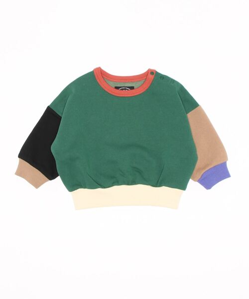 Life Support Products(ライフサポートプロダクツ)の「ウラキモウムジトレーナー/裏起毛(80~150cm)(スウェット・キッズ・キャメル/ブラウン/グリーン/ミント/ブルー/オフホワイト/ブラック/テラコッタ・100/110/120/130/140/150/80/90/95)」の19枚目の写真