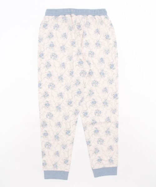 KID BLUE（キッドブルー）の「キッドブルー -裏毛ヴィオレットガーデン -フルレングスボトムス -KRTP578 -kidblue（その他パンツ・レディース・ブルー/アイボリー・M）」の3枚目の写真