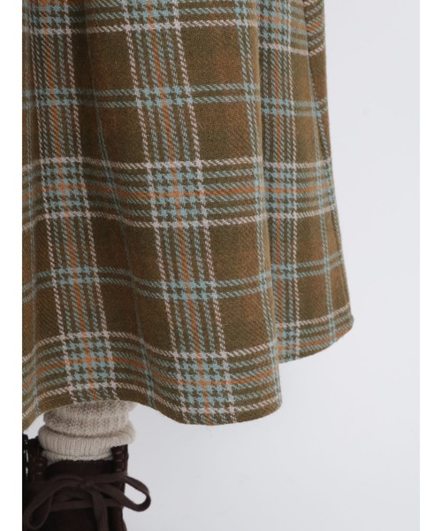 Samansa Mos2（サマンサ モスモス）の「【FROM ENGLAND】ブリティッシュウールスカート（スカート・レディース・オレンジ/グリーン/パープル・ﾌﾘ-）」の22枚目の写真