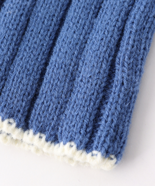 B.C STOCK(ベーセーストック)の「カラーニットグローブ(アームカバー・レディース・チャコールグレー/パープル/ブルー/アイボリー・FREE)」の11枚目の写真