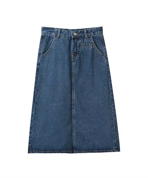 FREE STYLISTS(フリー スタイリスト)の「バックスリットデニムスカート(デニムスカート・レディース・ライトブルー/ネイビー・S/L/XL/M)」の11枚目の写真