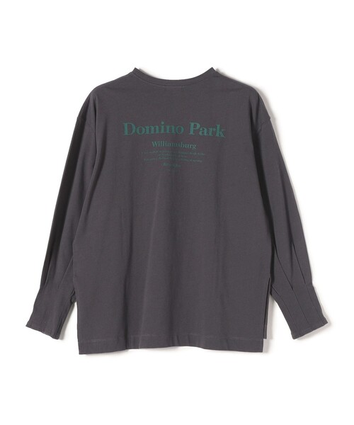 SHIPS(シップス)の「強撚天竺 タック スリーブ プリント TEE◇(Tシャツ/カットソー・レディース・オフホワイト/チャコールグレー・ONE SIZE)」の9枚目の写真