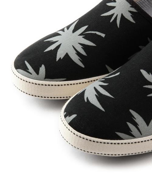 BEAUTY&YOUTH UNITED ARROWS（ビューティーアンドユースユナイテッドアローズ）の「BY パームツリー エスパ スリッポン◆（スニーカー・メンズ・ブラック/ネイビー・27cm/25cm/26cm/28cm）」の3枚目の写真