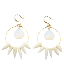 ROSE BUD | (SUSAN SUELL)371 LOOP CHILLI EARRINGS[結婚式＆パーティー](ピアス（両耳用）)