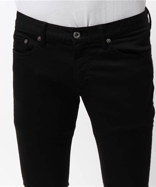 【美品】ヒステリックグラマー ISKO クラッシュデニム BLACK HYSTERIC GLAMOUR（ヒステリックグラマー）の「SU加工ISKOツイル