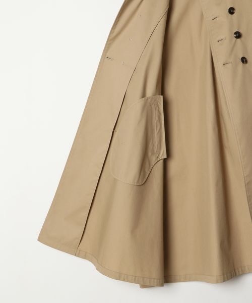 LOWRYS FARM(ローリーズファーム)の「Wボタンコート 171858(ステンカラーコート・キッズ・ベージュ/ネイビー・150cm/160cm)」の10枚目の写真