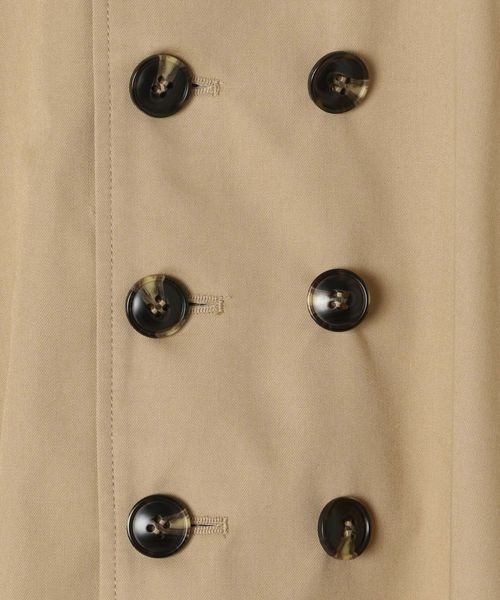 LOWRYS FARM(ローリーズファーム)の「Wボタンコート 171858(ステンカラーコート・キッズ・ベージュ/ネイビー・150cm/160cm)」の14枚目の写真