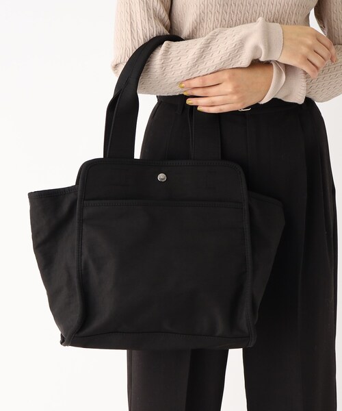 OPAQUE.CLIP（オペークドットクリップ）の「◆ナイロントートバッグ【撥水加工/A4収納可】（トートバッグ・レディース・サンドベージュ/ブラック・00）」の7枚目の写真