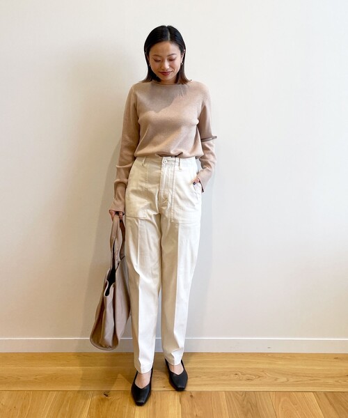 OPAQUE.CLIP（オペークドットクリップ）の「◆ナイロントートバッグ【撥水加工/A4収納可】（トートバッグ・レディース・サンドベージュ/ブラック・00）」の11枚目の写真