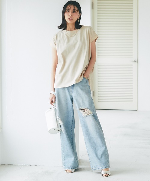 RIVE DROITE(リヴドロワ)の「春夏の足元を軽やかに/メタリックヒールミュール(サンダル・レディース・ゴールド・36/37/38)」の22枚目の写真