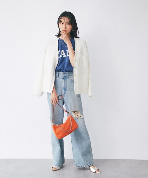 RIVE DROITE(リヴドロワ)の「春夏の足元を軽やかに/メタリックヒールミュール(サンダル・レディース・ゴールド・36/37/38)」の21枚目の写真