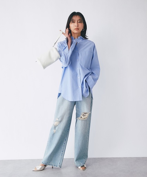 RIVE DROITE(リヴドロワ)の「春夏の足元を軽やかに/メタリックヒールミュール(サンダル・レディース・ゴールド・36/37/38)」の14枚目の写真