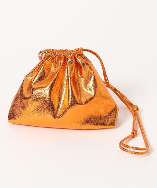 LOWRYS FARM（ローリーズファーム）の「メタリックキンチャクＢＡＧ　183138（ショルダーバッグ・レディース・グリーン/オレンジ/シルバー・FREE）」の13枚目の写真