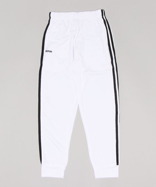repipi armario(レピピ アルマリオ)の「【repipi armario / レピピアルマリオ】ガールズサイド2本ラインジャージパンツ ジャージ ロングパンツ ラインパンツ ダンス(その他パンツ・キッズ・ホワイト/ブラック/サックスブルー/ピンク/ミント・140/150/160/170)」の1枚目の写真