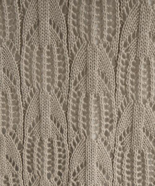 SHOO・LA・RUE（シューラルー）の「◆【2点セット】これだけでレイヤードスタイルが完成 透かし編みトップス（その他トップス・レディース・ブラック/ナチュラル/ライトグリーン/サンドベージュ・04/03/02）」の15枚目の写真