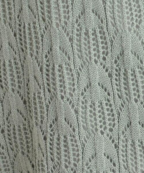 SHOO・LA・RUE（シューラルー）の「◆【2点セット】これだけでレイヤードスタイルが完成 透かし編みトップス（その他トップス・レディース・ブラック/ナチュラル/ライトグリーン/サンドベージュ・04/03/02）」の21枚目の写真