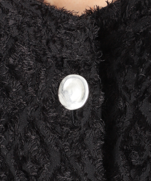 CITYSHOP（シティーショップ）の「CUT JACQUARD ブラウス（シャツ/ブラウス・レディース・ブラック・FREE）」の18枚目の写真