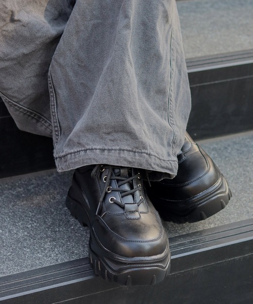 exclamation（エクスクラメーション）の「ボリュームソールダッドスニーカー（スニーカー・メンズ・ホワイト/ブラック×ホワイト/ブラック・40/42/44）」の17枚目の写真