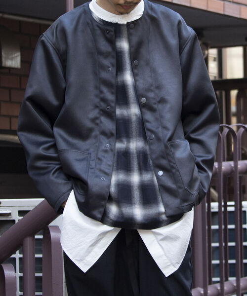 GLOSTER（グロスター）の「【GLOSTER/グロスター】オンブレチェック プルオーバーシャツ カットオフ USED加工（シャツ/ブラウス・メンズ・ブラック系その他・L/M）」の18枚目の写真