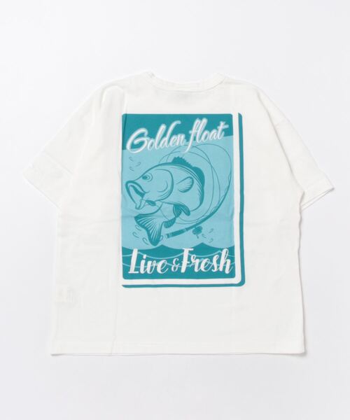 RUGGEDWORKS(ラゲッドワークス)の「FISHING Print TEE(Tシャツ/カットソー・キッズ・ホワイト/ライトブルー/ブラック/ピンク・01/02/03/04)」の7枚目の写真