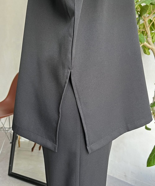 prose verse（プロズヴェール）の「【セットアイテム】パールフレンチプルオーバー×テーパードパンツ（セットアップ・レディース・ブラック/グレイッシュベージュ・ﾌﾘ-）」の22枚目の写真