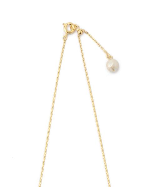 green label relaxing（グリーンレーベルリラクシング）の「khion bijou CパールAJS/ST/ネックレス（ネックレス・レディース・オフホワイト・フリー）」の4枚目の写真