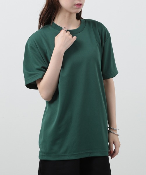 United Athle（ユナイテッドアスレ）の「【United Athle】吸水速乾！UVカット！ 4.1オンス ドライアスレチック Tシャツ ランニング ジム ヨガ フィットネス 5900（Tシャツ/カットソー・レディース・オリーブ/イエロー/レッド/ホワイト/ロイヤルブルー/グリーン/ネイビー/ブラック/ピンク/バーガンディー/ブラウン/ライム/インディゴブルー/ラベンダー/グリーン系その他2/ライトブルー/ダークパープル/グレイッシュブルー/グレー/ライトブラック/ブルー/チャコールグレー/ミント/オレンジ/ピンク系1/ブルー系その他/ライトオレンジ系/イエロー系その他2/フューシャピンク/ターコイズブルー/パープル系その他2/オレンジ系その他2/アクア/ピンク系その他/レモンイエロー・XL/M/L/S）」の9枚目の写真