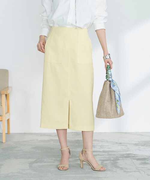 NOLLEY'S（ノーリーズ）の「◇【WEB限定】リネンライクアウトポケット