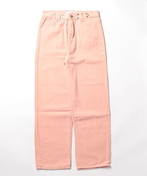 urge:(アージコロン )の「【URGE:】ハイウエスト ワイド ストレート デニムパンツ(デニムパンツ・レディース・ブラック/ブルー/ピンク/ホワイト・SMALL/LARGE/MEDIUM/X-LARGE)」の14枚目の写真