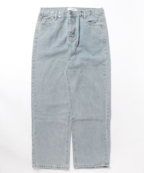 urge:(アージコロン )の「【URGE:】ハイウエスト ワイド ストレート デニムパンツ(デニムパンツ・レディース・ブラック/ブルー/ピンク/ホワイト・SMALL/LARGE/MEDIUM/X-LARGE)」の15枚目の写真
