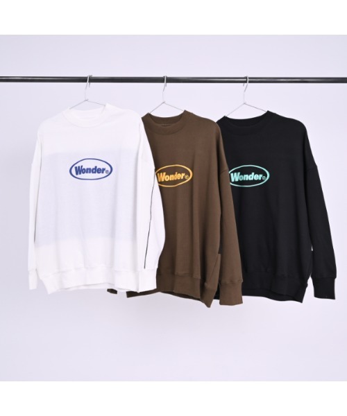 jeans-b（ジーンズベー）の「ジーンズベー Wonderワイドトレーナー（スウェット・キッズ・ブラック/オフホワイト・140cm/150cm/160cm）」の14枚目の写真