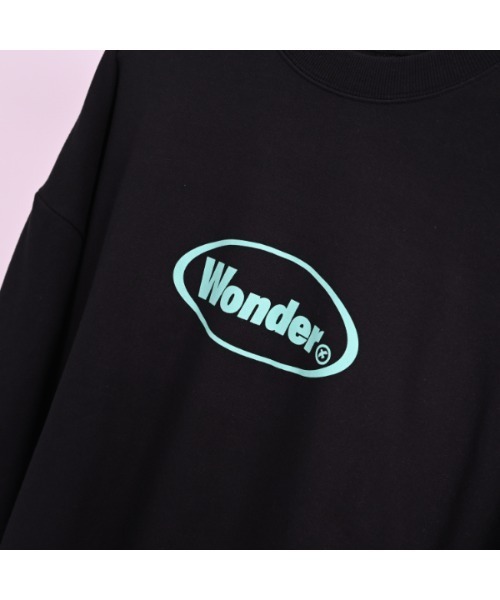 jeans-b（ジーンズベー）の「ジーンズベー Wonderワイドトレーナー（スウェット・キッズ・ブラック/オフホワイト・140cm/150cm/160cm）」の6枚目の写真