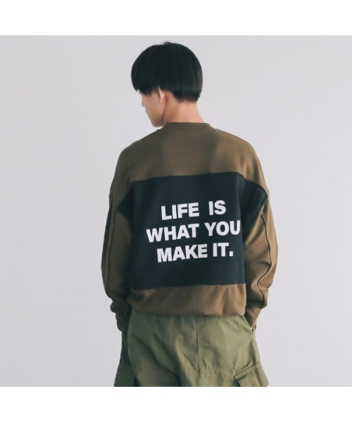 jeans-b（ジーンズベー）の「ジーンズベー Wonderワイドトレーナー（スウェット・キッズ・ブラック/オフホワイト・140cm/150cm/160cm）」の15枚目の写真