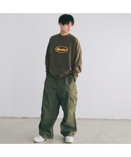 jeans-b（ジーンズベー）の「ジーンズベー Wonderワイドトレーナー（スウェット・キッズ・ブラック/オフホワイト・140cm/150cm/160cm）」の16枚目の写真