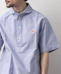 【DANTON/ダントン】ROUND COLLAR SHIRT SS YOX 半袖プルオーバーシャツ