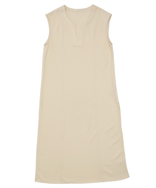 select MOCA（セレクトモカ）の「ワッフルキーネックワンピース（ワンピース・レディース・アイボリー/ブラック・FREE）」の21枚目の写真