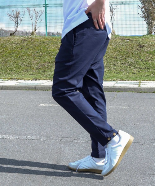 ZIP FIVE（ジップファイブ）の「【ZIP FIVE】コットンリネンライク ワイドバルーンパンツ（その他パンツ・メンズ・ネイビー/ブラウン/ブラック/オリーブ/アイボリー・SMALL/MEDIUM/LARGE/X-LARGE）」の18枚目の写真