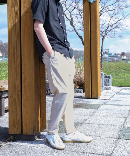 ZIP FIVE（ジップファイブ）の「【ZIP FIVE】コットンリネンライク ワイドバルーンパンツ（その他パンツ・メンズ・ネイビー/ブラウン/ブラック/オリーブ/アイボリー・SMALL/MEDIUM/LARGE/X-LARGE）」の9枚目の写真