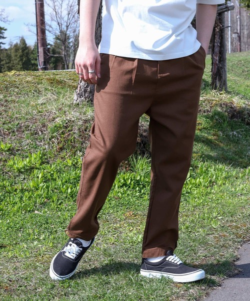 ZIP FIVE（ジップファイブ）の「【ZIP FIVE】コットンリネンライク ワイドバルーンパンツ（その他パンツ・メンズ・ネイビー/ブラウン/ブラック/オリーブ/アイボリー・SMALL/MEDIUM/LARGE/X-LARGE）」の10枚目の写真