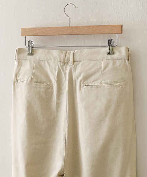 ZIP FIVE（ジップファイブ）の「【ZIP FIVE】コットンリネンライク ワイドバルーンパンツ（その他パンツ・メンズ・ネイビー/ブラウン/ブラック/オリーブ/アイボリー・SMALL/MEDIUM/LARGE/X-LARGE）」の7枚目の写真