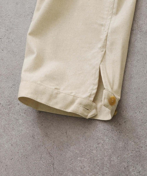 ZIP FIVE（ジップファイブ）の「【ZIP FIVE】コットンリネンライク ワイドバルーンパンツ（その他パンツ・メンズ・ネイビー/ブラウン/ブラック/オリーブ/アイボリー・SMALL/MEDIUM/LARGE/X-LARGE）」の14枚目の写真