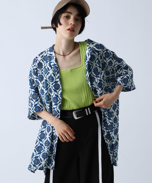 PAGEBOY（ページボーイ）の「ガラアソートショートスリーブシャツ（シャツ/ブラウス・レディース・ブラック系その他/ゼブラ/ホワイト系その他/ホワイト系その他2/ブルー系その他・FREE）」の19枚目の写真