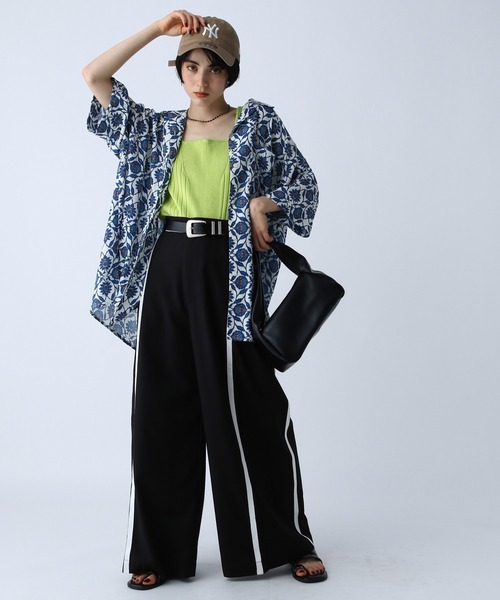 PAGEBOY（ページボーイ）の「ガラアソートショートスリーブシャツ（シャツ/ブラウス・レディース・ブラック系その他/ゼブラ/ホワイト系その他/ホワイト系その他2/ブルー系その他・FREE）」の20枚目の写真