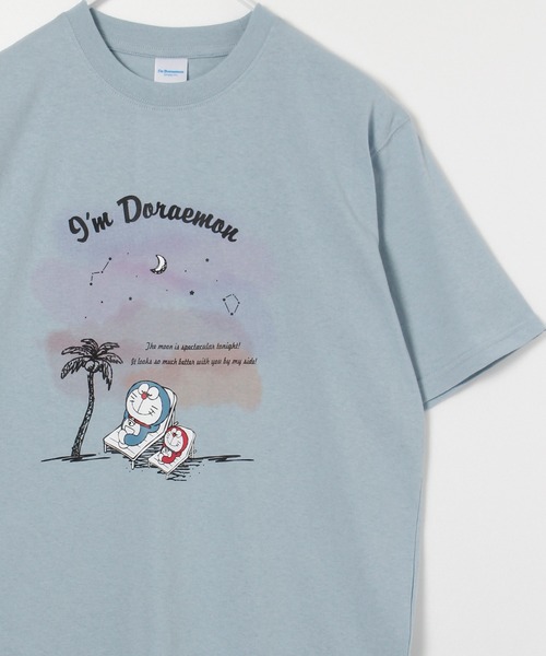 ALWAYS GOOD TIME(オルウェイズグッドタイム)の「【Doraemon/ドラえもん】プリント/刺繍 半袖Tシャツ(Tシャツ/カットソー・メンズ・ラベンダー/ホワイト/ミント/サックスブルー・L/M)」の3枚目の写真