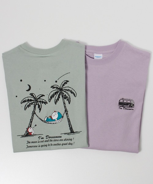 ALWAYS GOOD TIME(オルウェイズグッドタイム)の「【Doraemon/ドラえもん】プリント/刺繍 半袖Tシャツ(Tシャツ/カットソー・メンズ・ラベンダー/ホワイト/ミント/サックスブルー・L/M)」の19枚目の写真