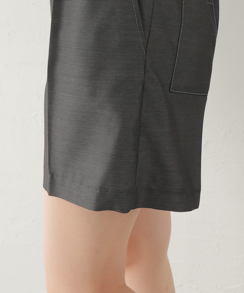 TELA（テラ）の「【TELA/テラ】ショートパンツ（その他パンツ・レディース・チャコールグレー・40/42）」の12枚目の写真