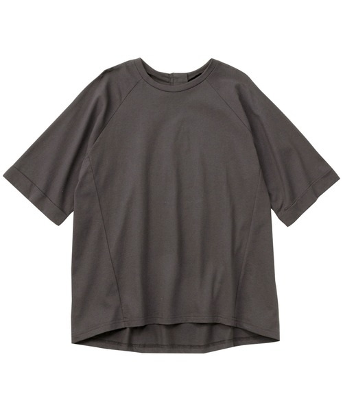 Viola e Viola(ヴィオラエヴィオラ)の「【UVカット&汗ジミ防止】後ろファスナープルオーバー(Tシャツ/カットソー・レディース・スミクロ/アイボリー/パープル/ライトグリーン・LARGE/X-LARGE/MEDIUM/XX-LARGE)」の12枚目の写真